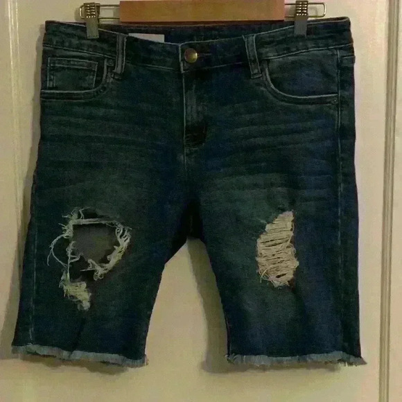 Kut From The Kloth Sophie Bermuda Jean Shorts Womens Size 6 - Picture 2 of 12